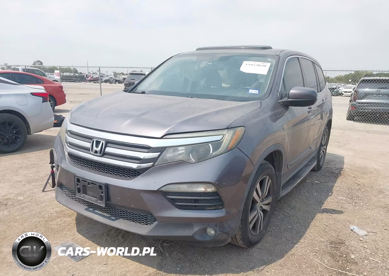 2016 Honda Pilot Ex-L VIN:5FNYF5H58GB029675 - 2