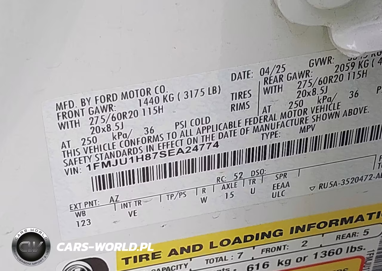 2025 Ford Expedition Active VIN:1FMJU1H87SEA24774 - 9