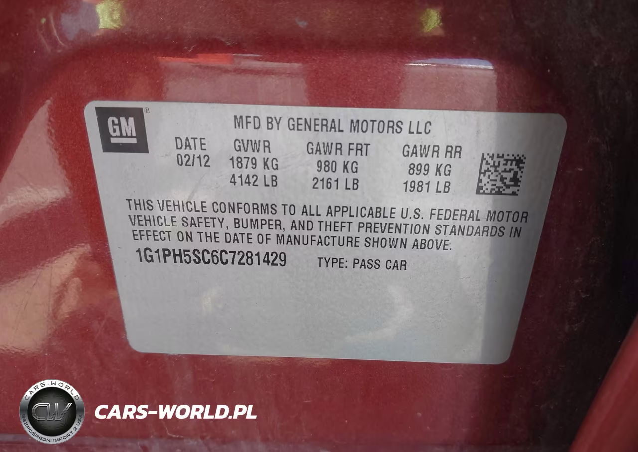2012 Chevrolet Cruze Ltz VIN:1G1PH5SC6C7281429 - 9