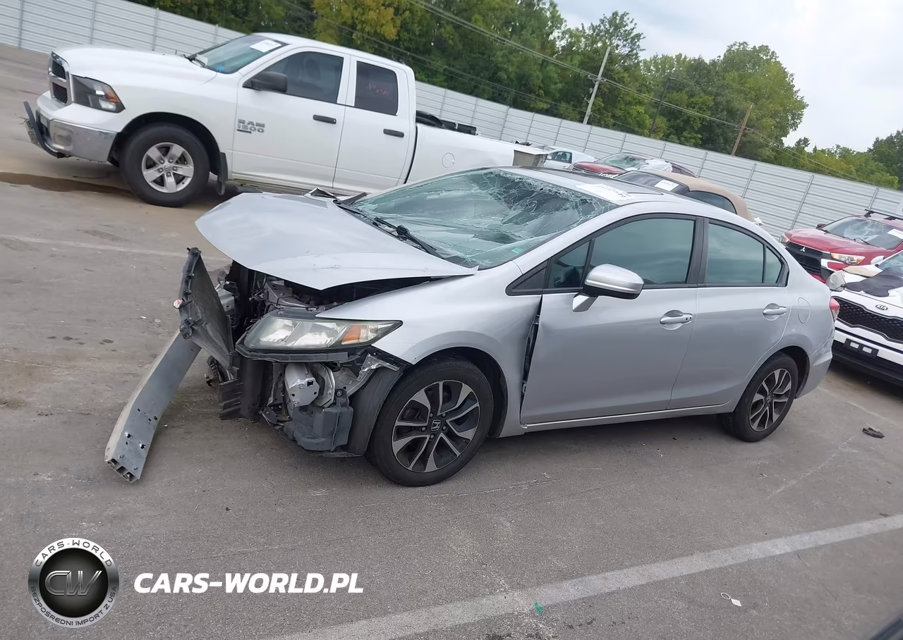 2015 Honda Civic Ex VIN:19XFB2F86FE099243 - 14