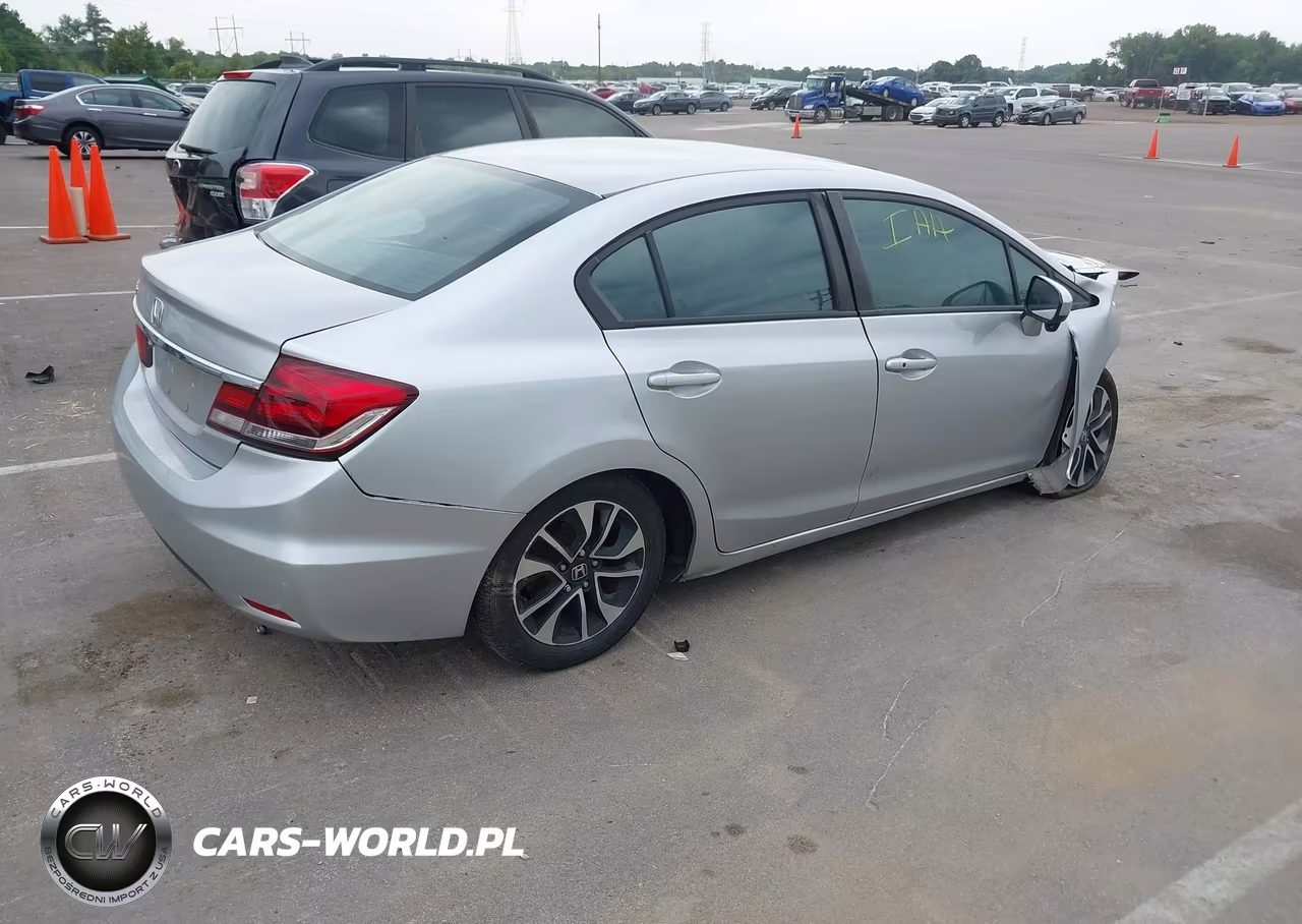 2015 Honda Civic Ex VIN:19XFB2F86FE099243 - 4