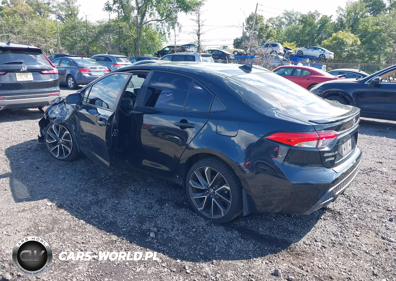 2021 Toyota Corolla Se VIN:JTDS4MCE7MJ072311 - 3