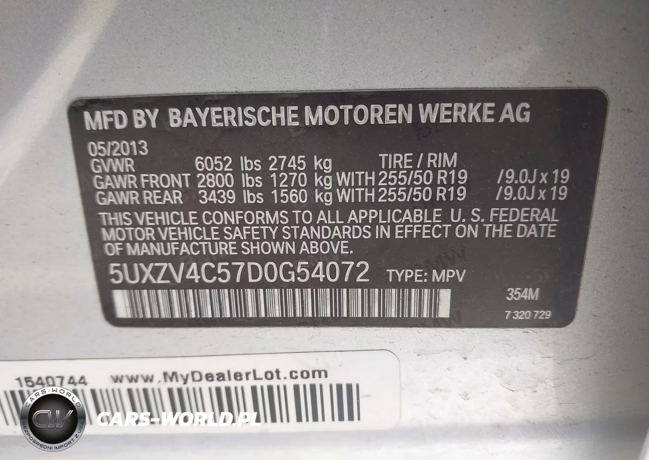 2013 BMW X5 xDrive35I-xDrive35I Premium-xDrive35I Sport Activity VIN:5UXZV4C57D0G54072 - 9