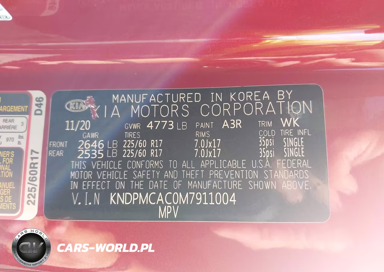 2021 Kia Sportage Lx VIN:KNDPMCAC0M7911004 - 9
