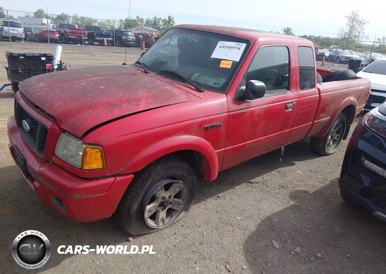 2005 Ford Ranger Edge-Stx-Xlt VIN:1FTYR44U25PA43900 - 2