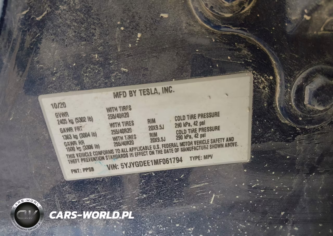 2021 Tesla Model Y Long Range Dual Motor All-Wheel Drive VIN:5YJYGDEE1MF061794 - 9