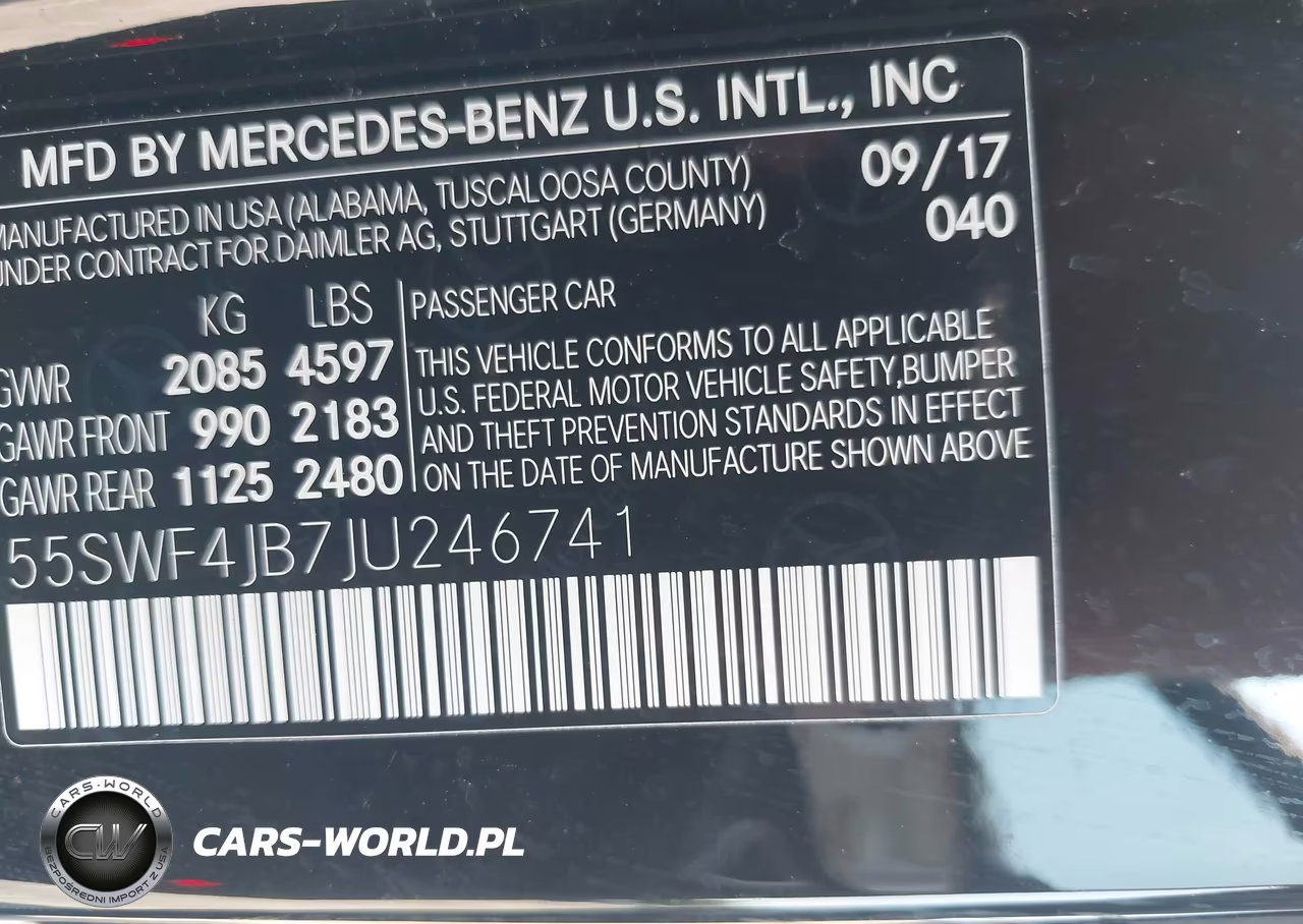 2018 Mercedes-Benz C 300 VIN:55SWF4JB7JU246741 - 9