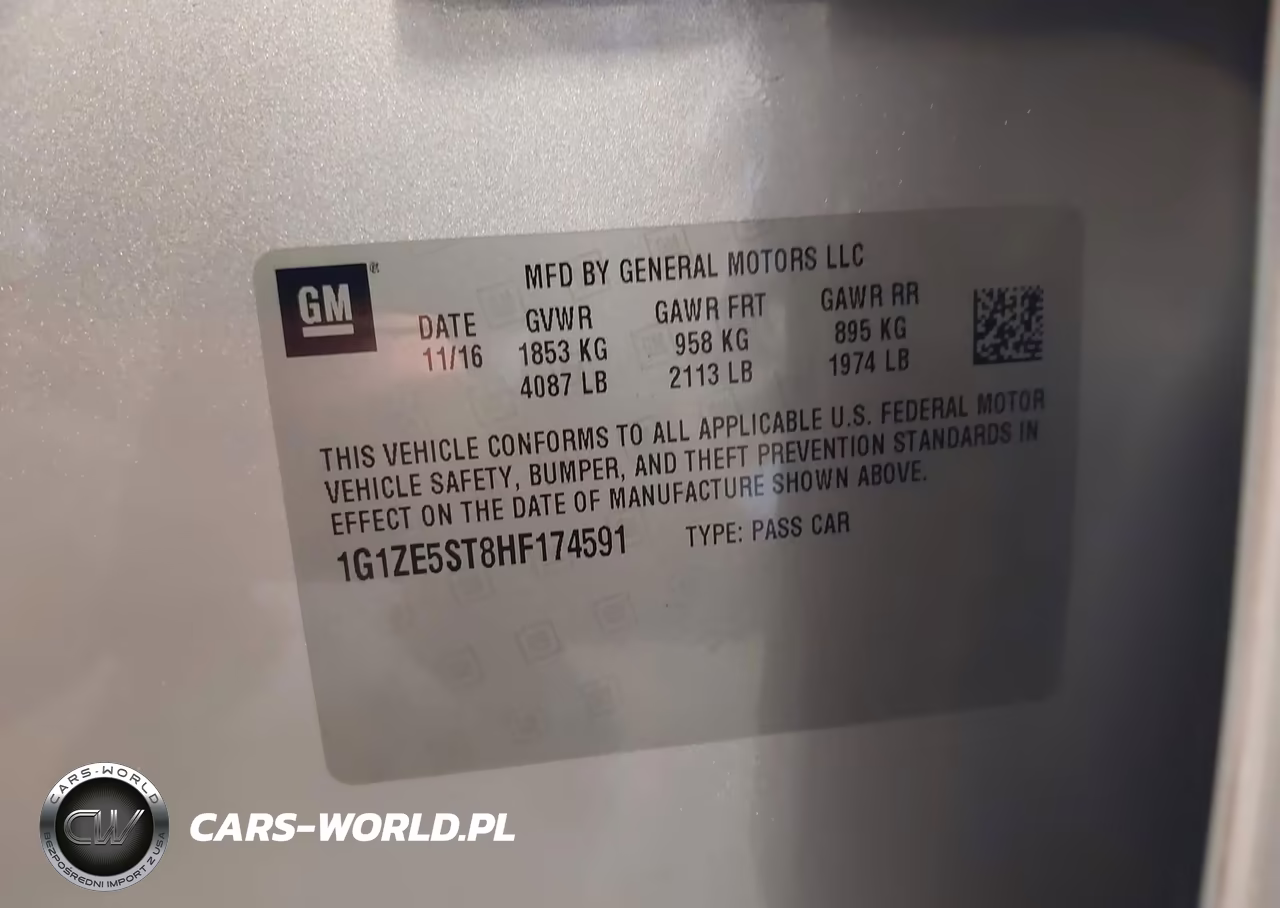2017 Chevrolet Malibu 1Lt VIN:1G1ZE5ST8HF174591 - 9