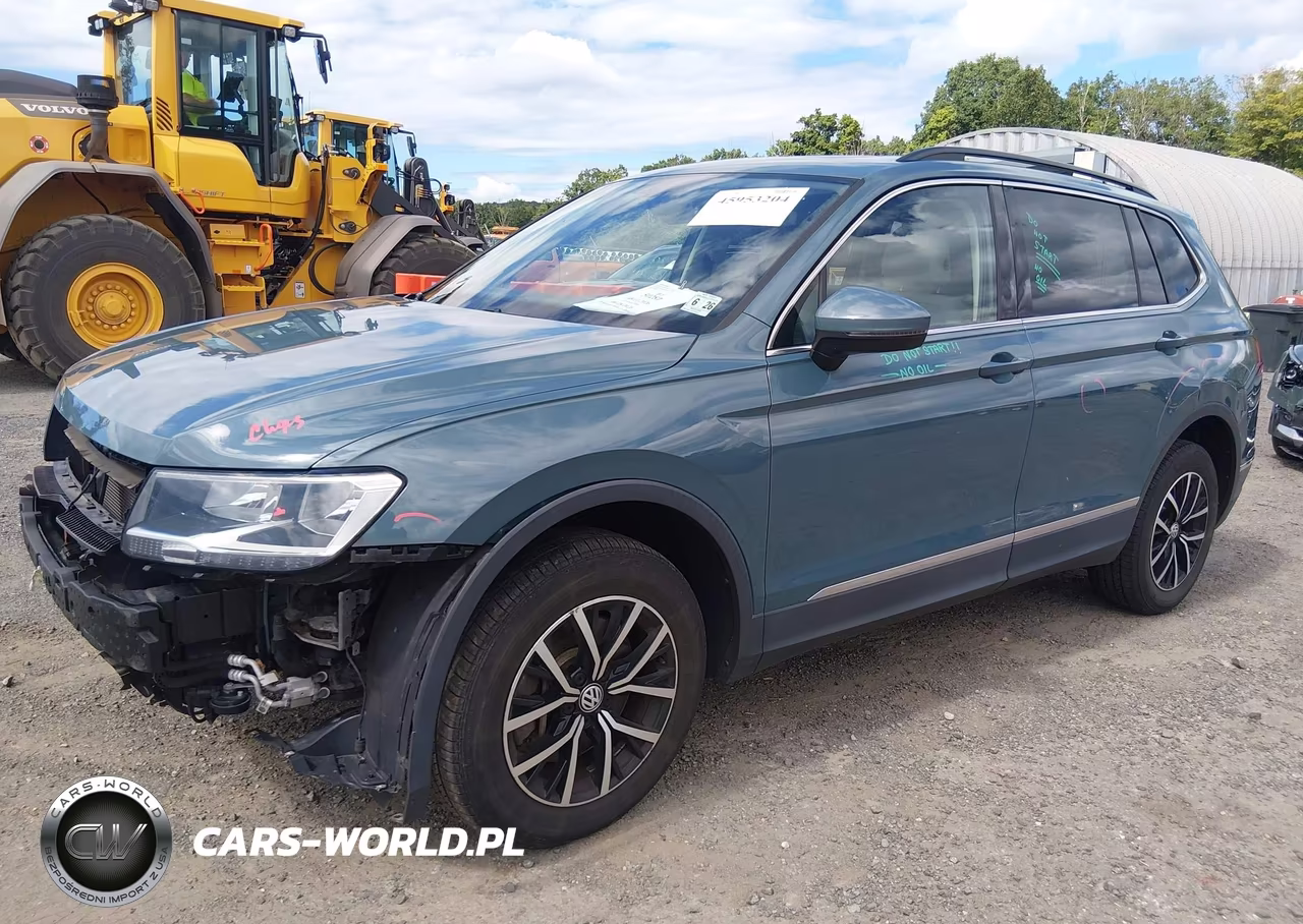 2021 Volkswagen Tiguan 2.0T Se-2.0T Se R-Line Black-2.0T Sel VIN:3VV2B7AX8MM128014 - 2