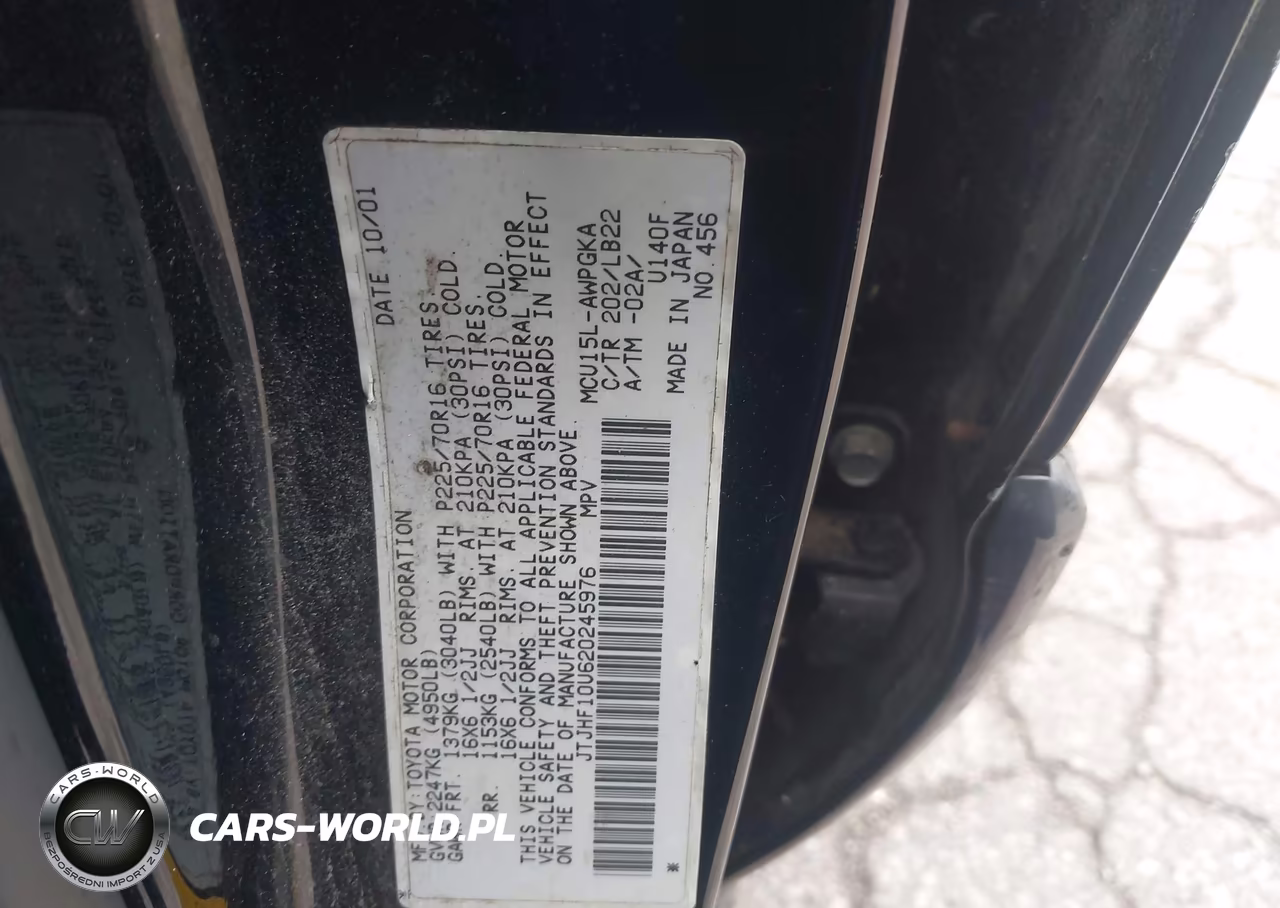 2002 Lexus Rx 300 VIN:JTJHF10U620245976 - 9