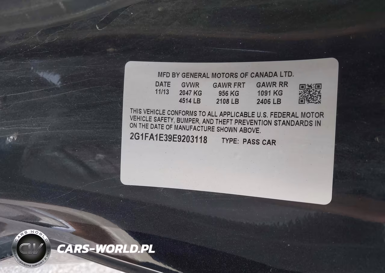 2014 Chevrolet Camaro 2Ls VIN:2G1FA1E39E9203118 - 9