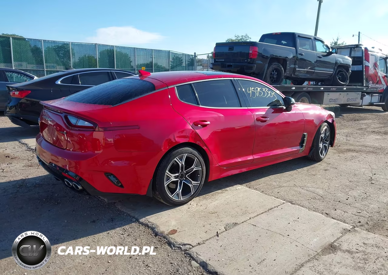 2021 Kia Stinger Gt-Line VIN:KNAE15LA9M6091970 - 4