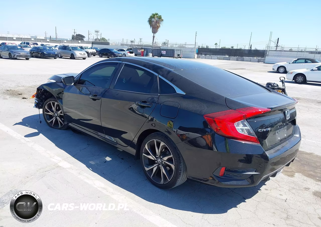 2019 Honda Civic Sport VIN:2HGFC2F82KH541125 - 3