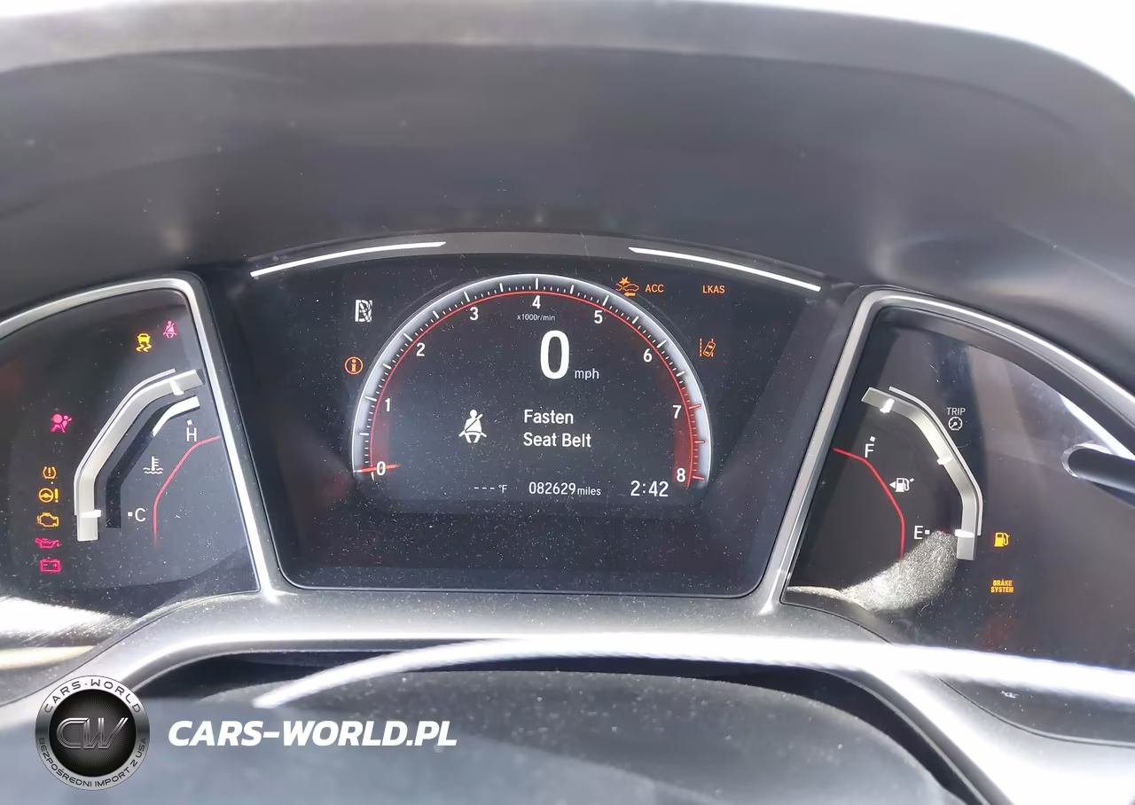 2019 Honda Civic Sport VIN:2HGFC2F82KH541125 - 7