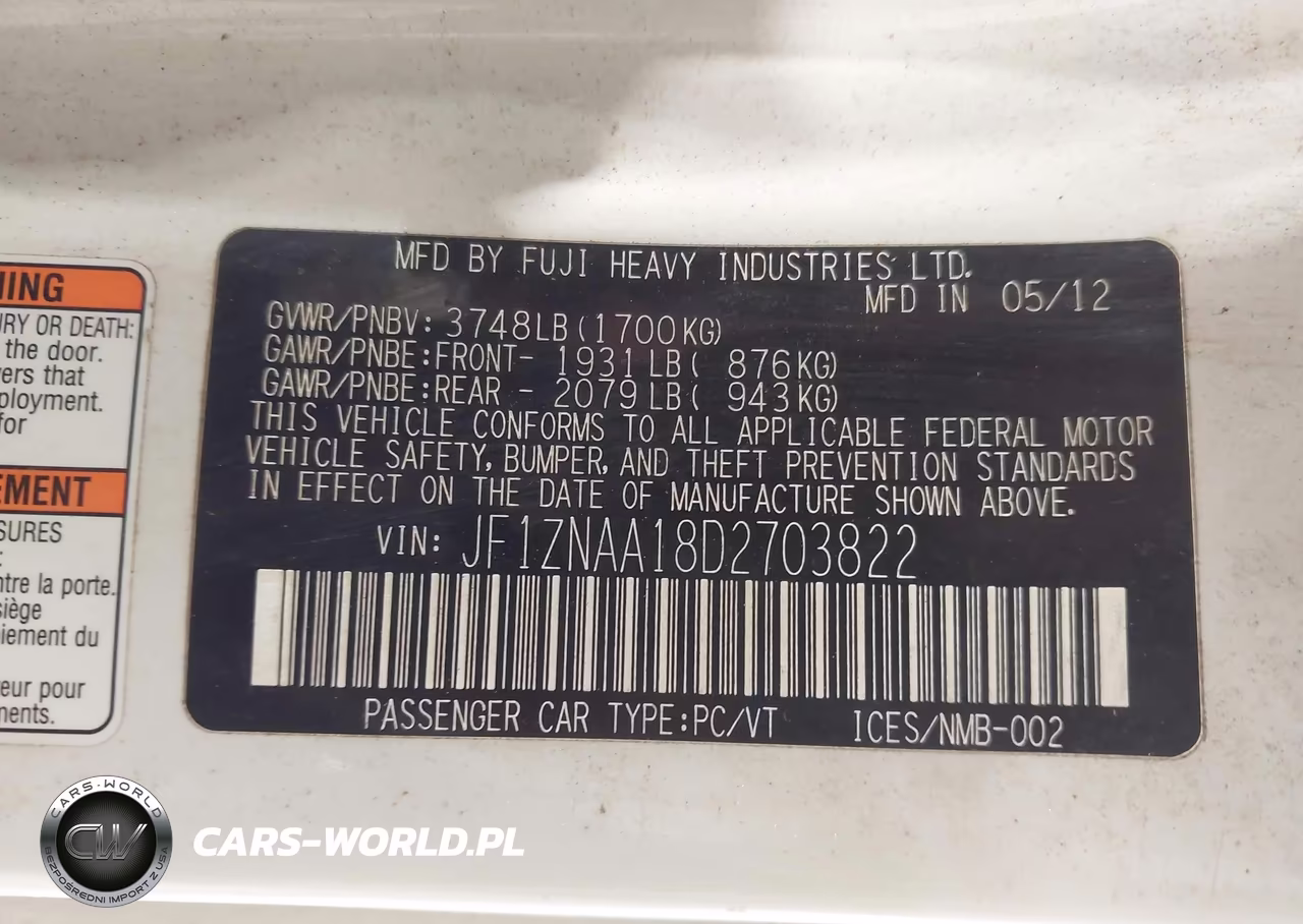 2013 Scion Fr-S VIN:JF1ZNAA18D2703822 - 9