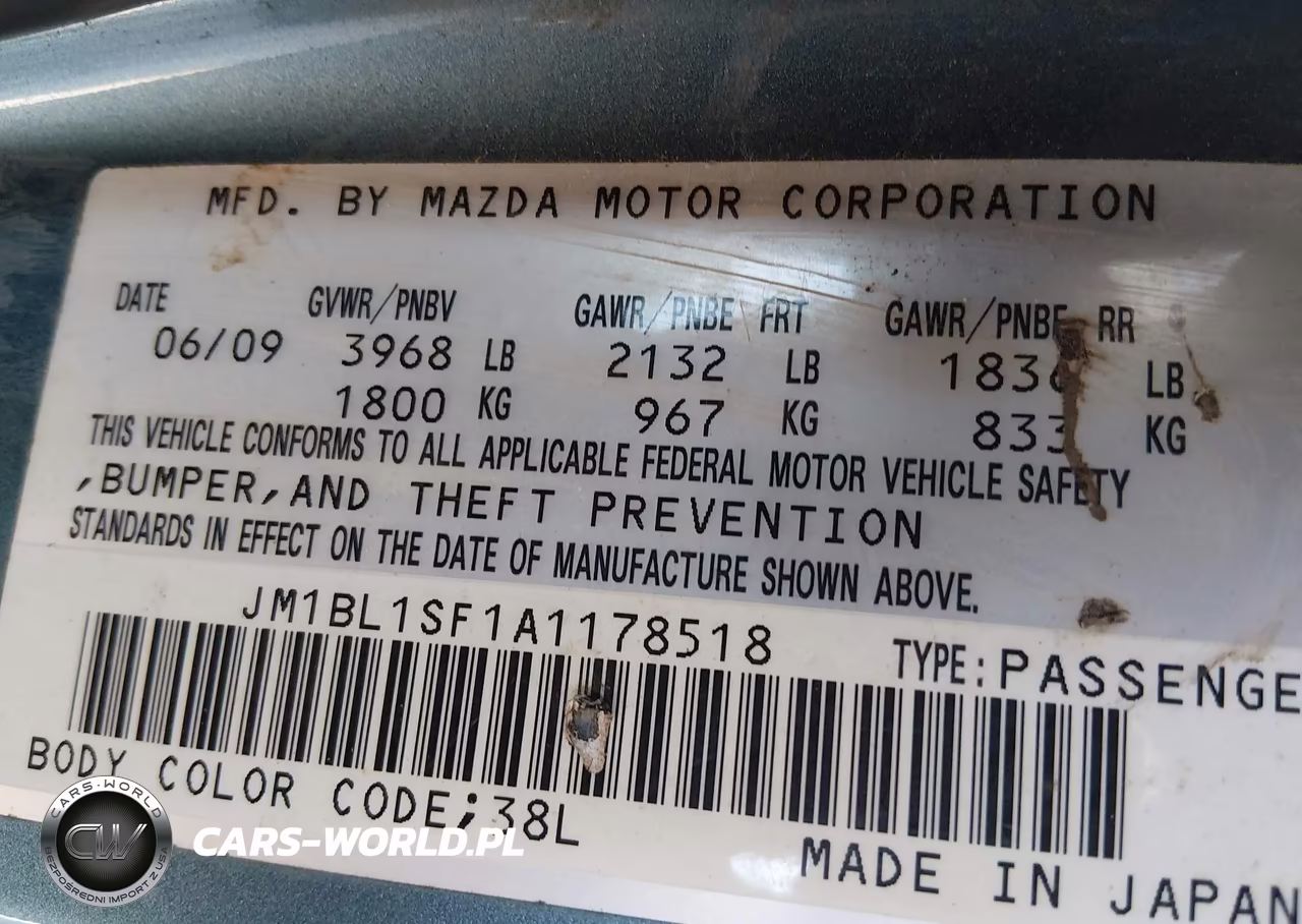 2010 Mazda Mazda3 I Touring VIN:JM1BL1SF1A1178518 - 9