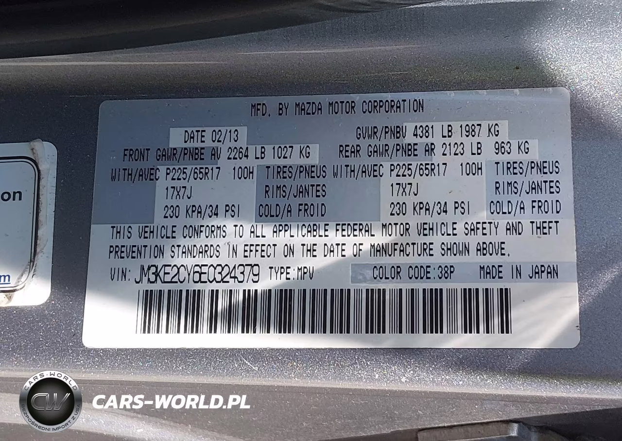 2014 Mazda Cx-5 Touring VIN:JM3KE2CY6E0324379 - 9