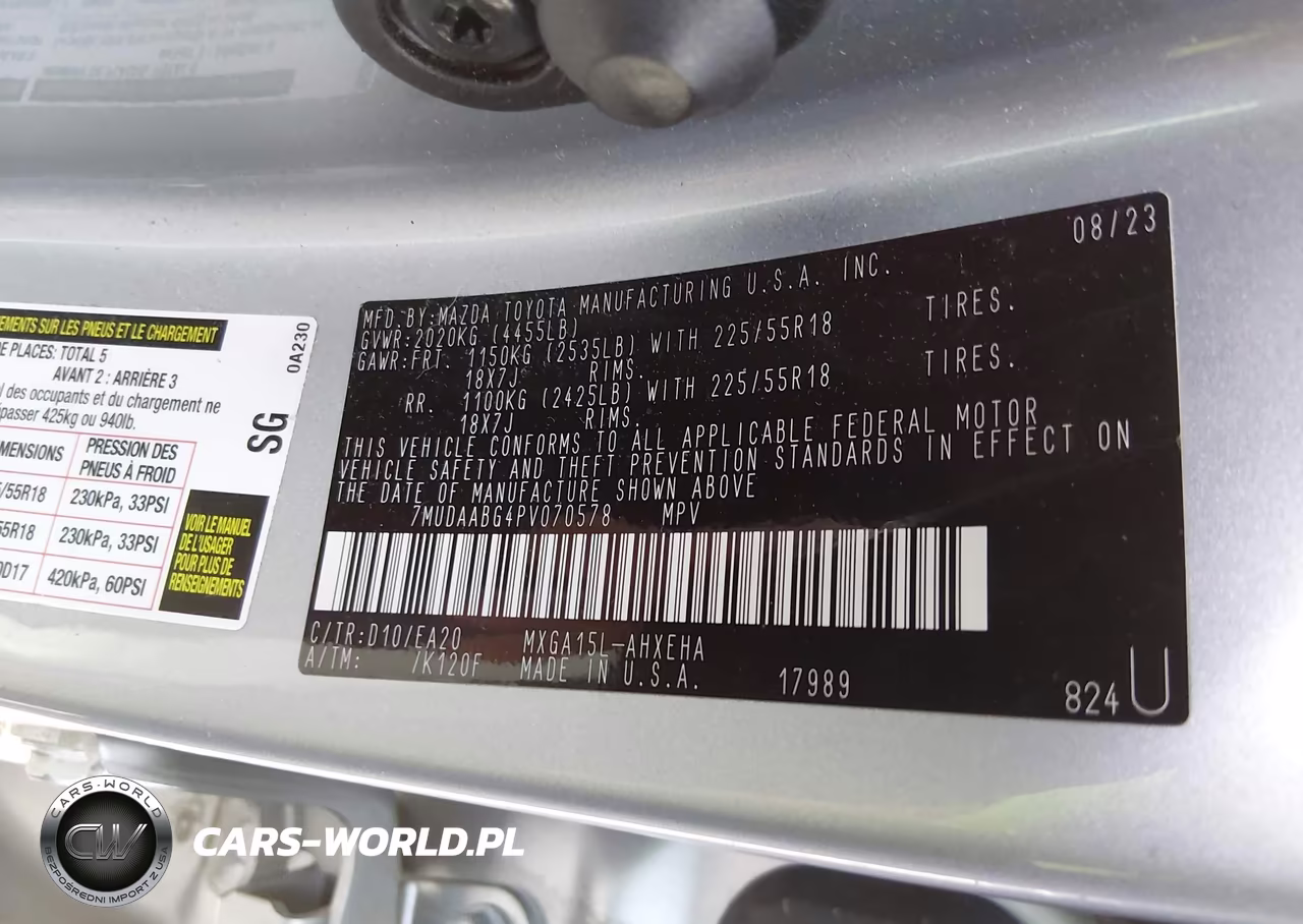 2023 Toyota Corolla Cross Xle VIN:7MUDAABG4PV070578 - 9