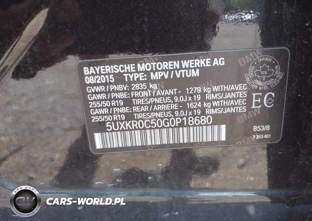 2016 BMW X5 xDrive35I VIN:5UXKR0C50G0P18680 - 9