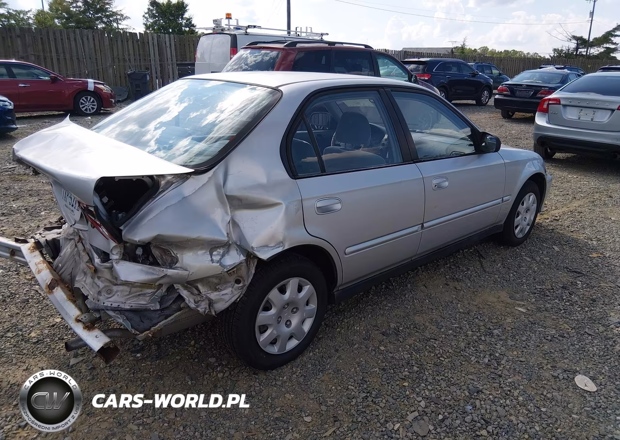 2000 Honda Civic Value Package VIN:2HGEJ6618YH549539 - 4
