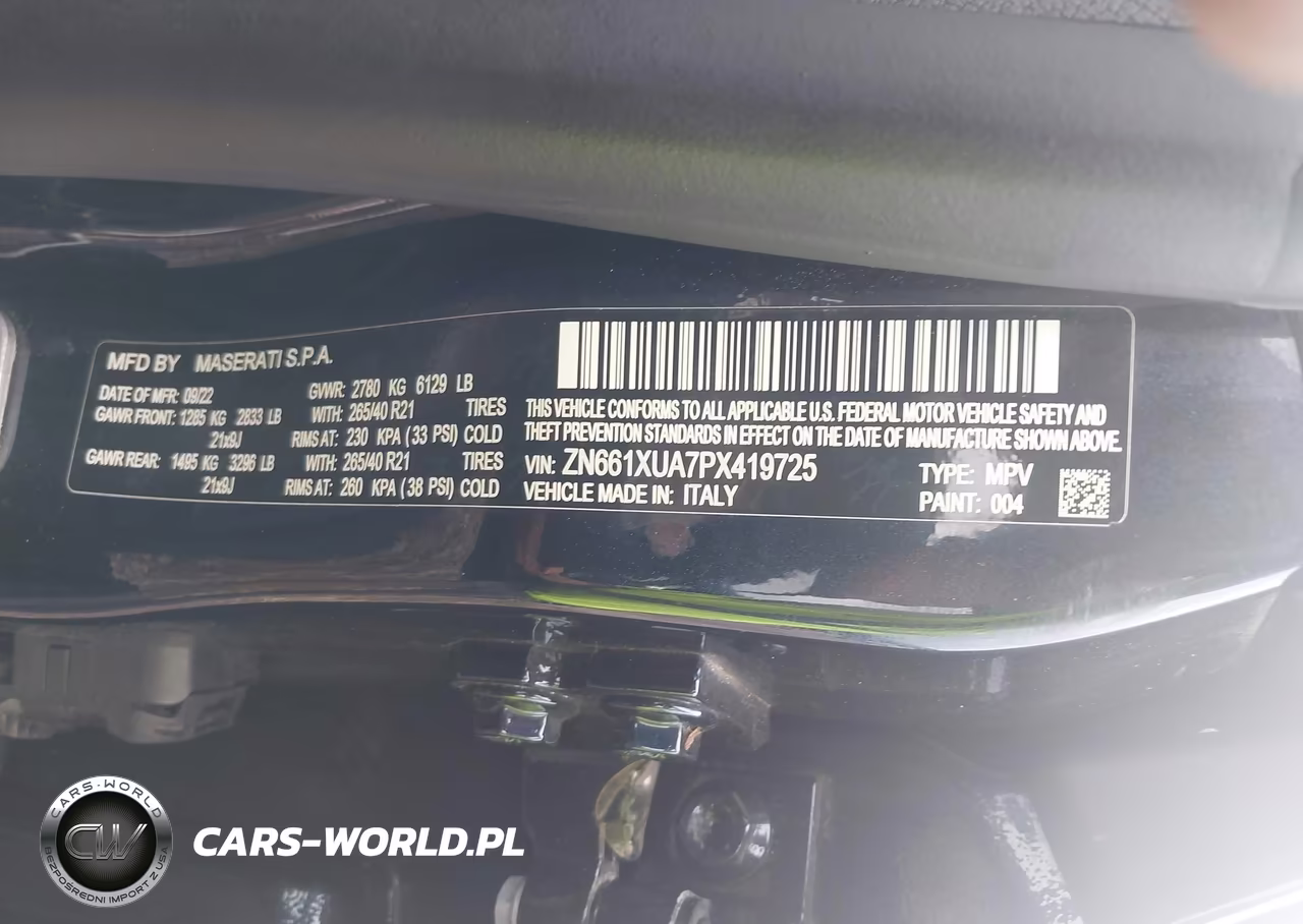 2023 Maserati Levante Gt VIN:ZN661XUA7PX419725 - 9