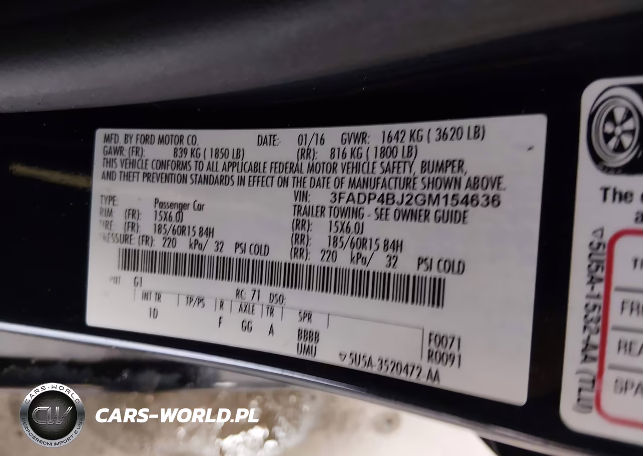 2016 Ford Fiesta Se VIN:3FADP4BJ2GM154636 - 9