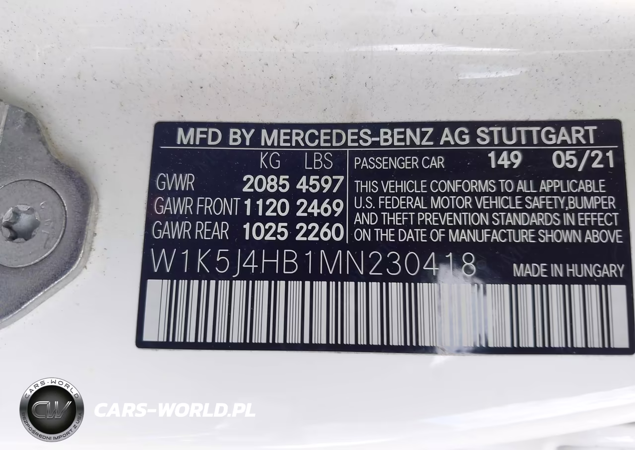 2021 Mercedes-Benz Cla 250 4Matic VIN:W1K5J4HB1MN230418 - 9