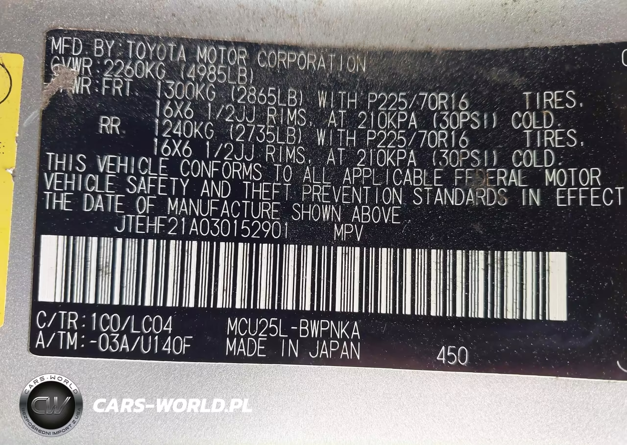 2003 Toyota Highlander Limited V6 VIN:JTEHF21A030152901 - 9