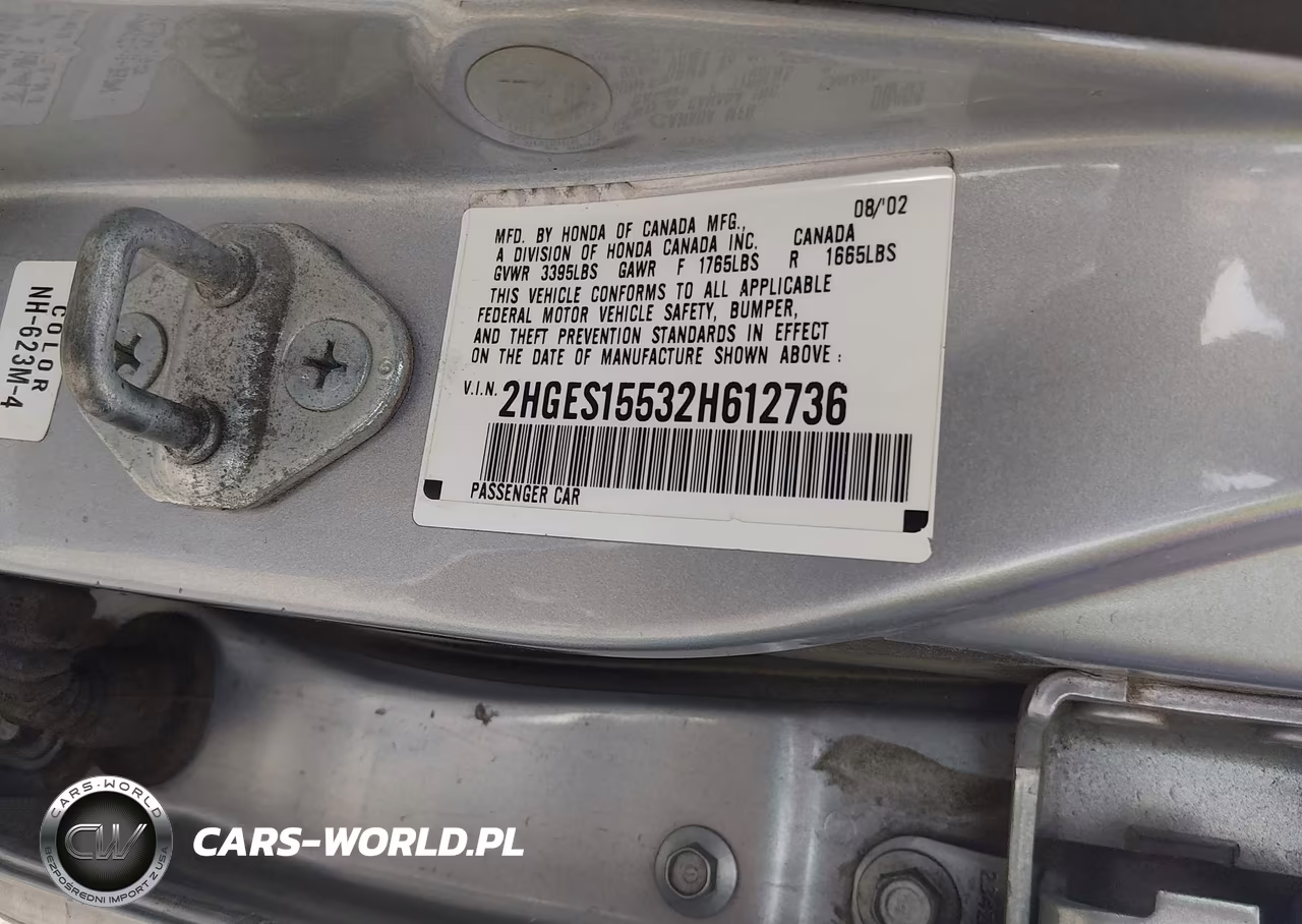 2002 Honda Civic Lx VIN:2HGES15532H612736 - 9