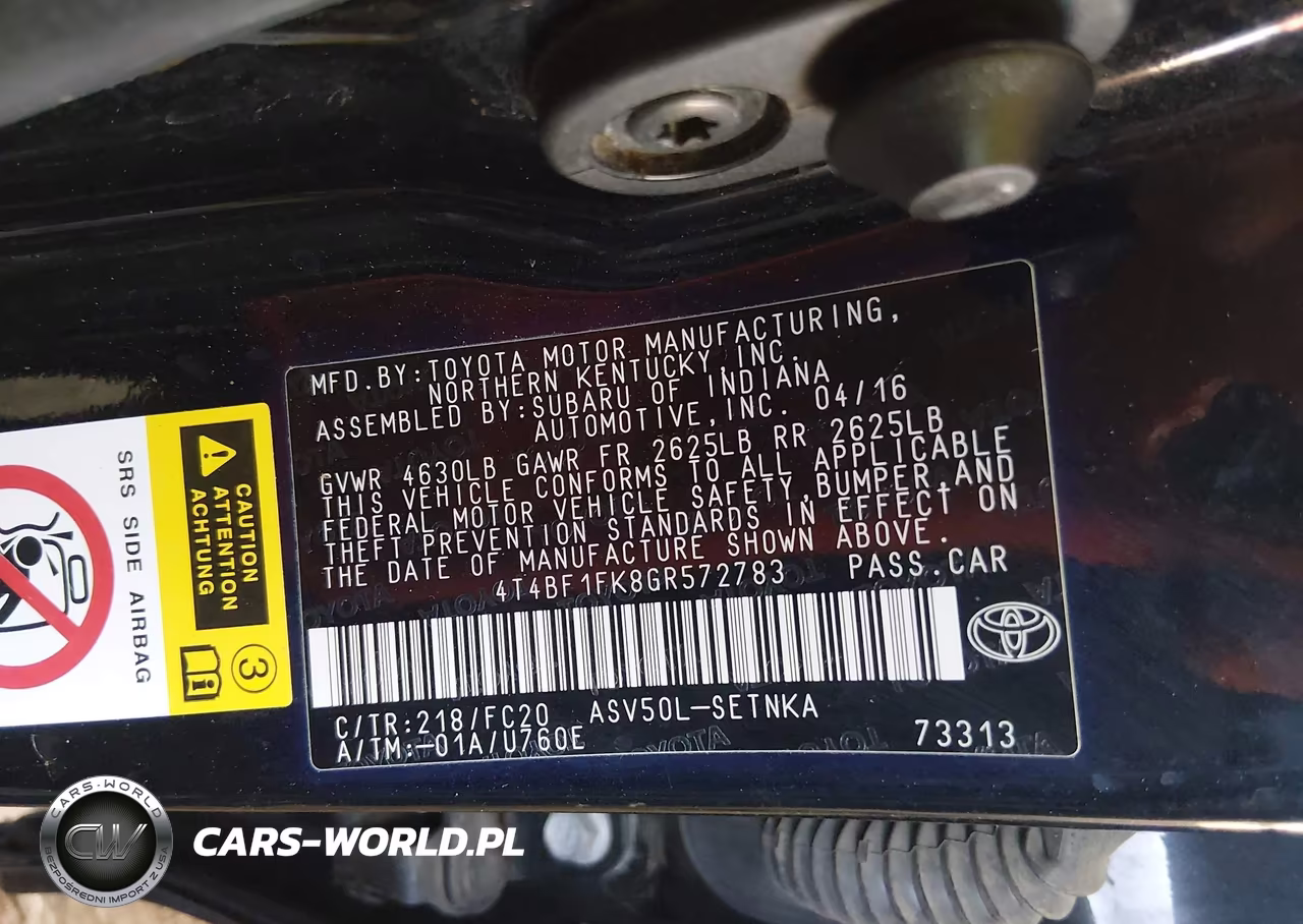 2016 Toyota Camry Le VIN:4T4BF1FK8GR572783 - 9