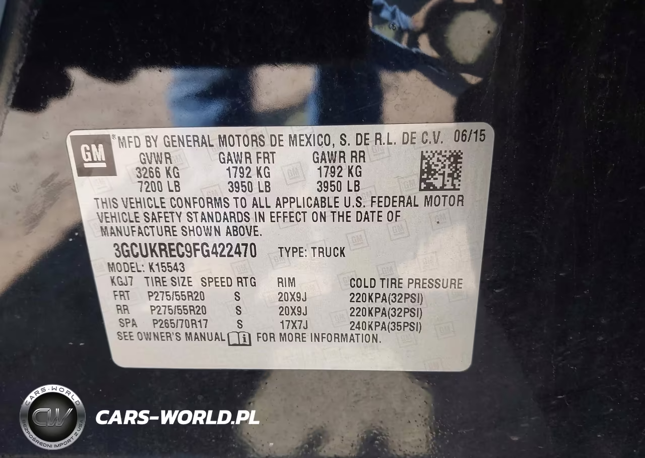 2015 Chevrolet Silverado 1500 Lt VIN:3GCUKREC9FG422470 - 9