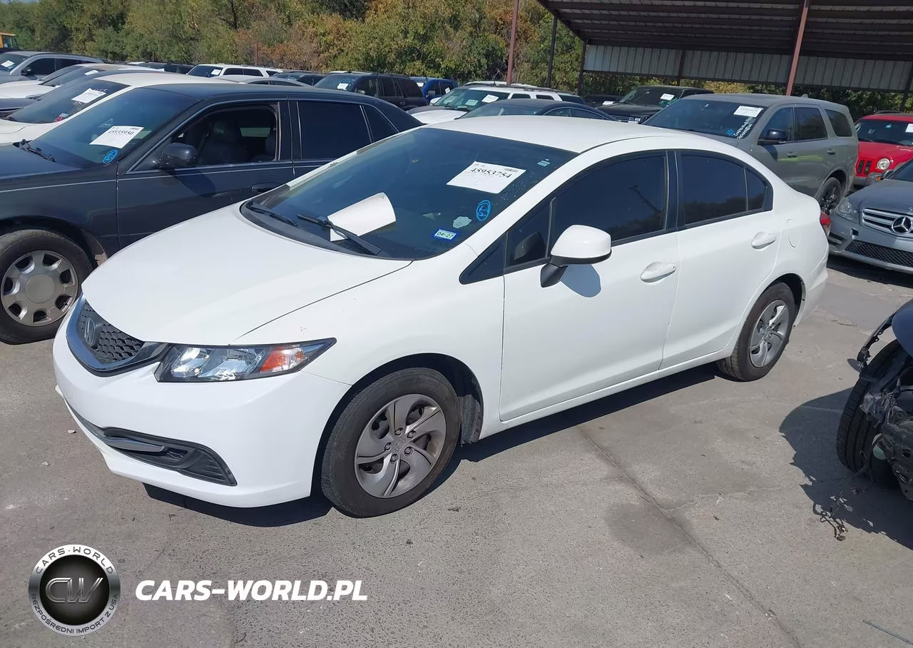 2013 Honda Civic Lx VIN:19XFB2F5XDE092623 - 2