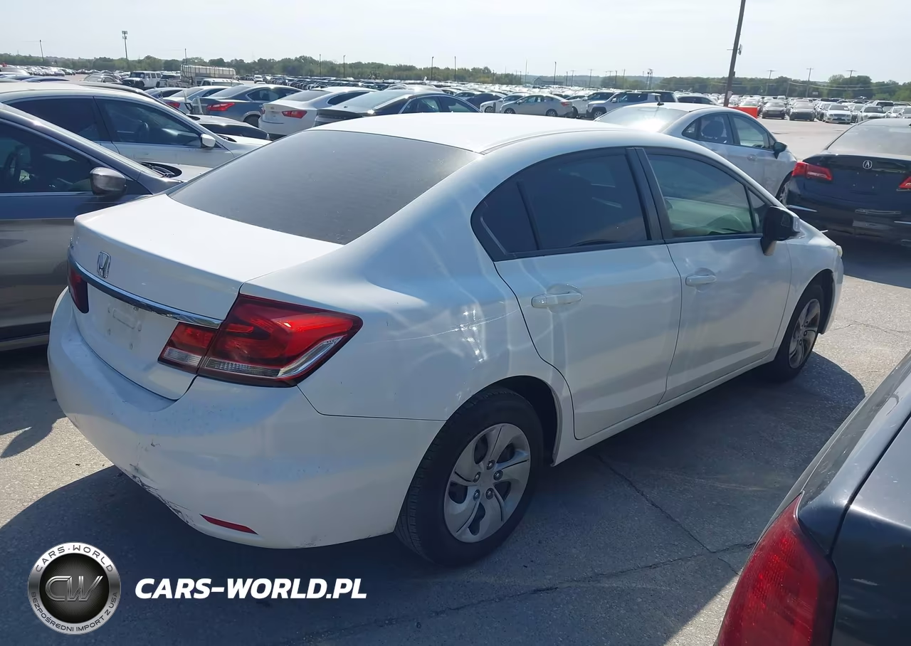 2013 Honda Civic Lx VIN:19XFB2F5XDE092623 - 4