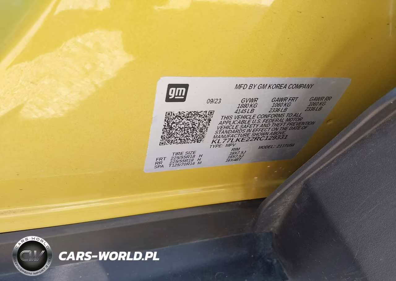 2024 Chevrolet Trax Fwd Activ VIN:KL77LKE22RC129331 - 9