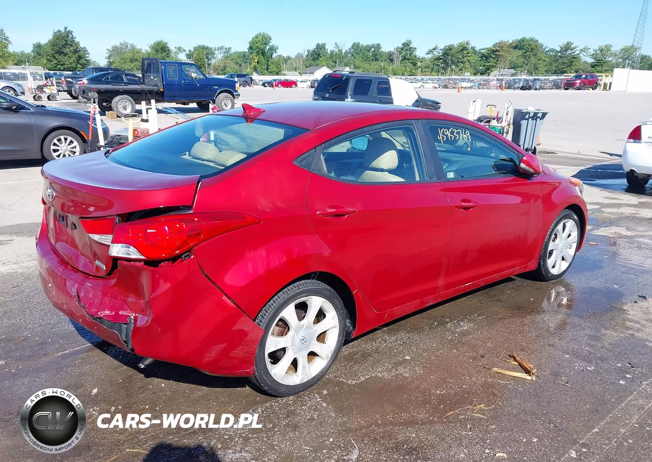 2012 Hyundai Elantra Limited (Ulsan Plant) VIN:KMHDH4AE4CU197517 - 4