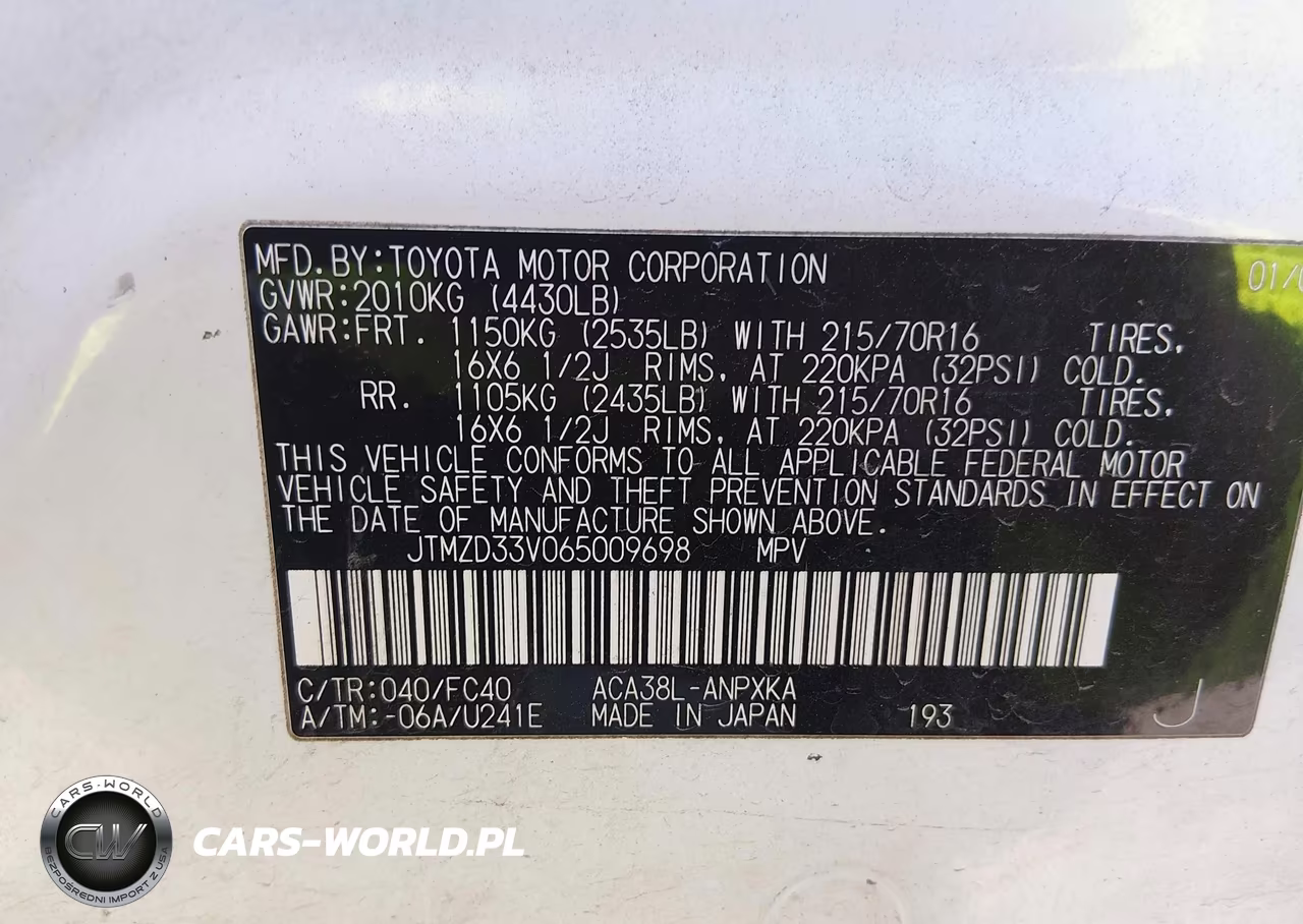 2006 Toyota Rav4 VIN:JTMZD33V065009698 - 9