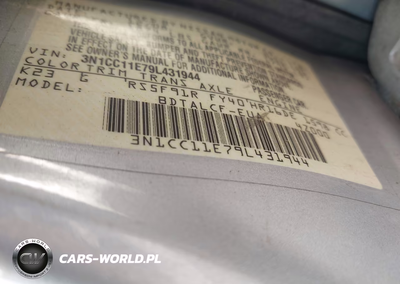 2009 Nissan Versa 1.6 VIN:3N1CC11E79L431944 - 9