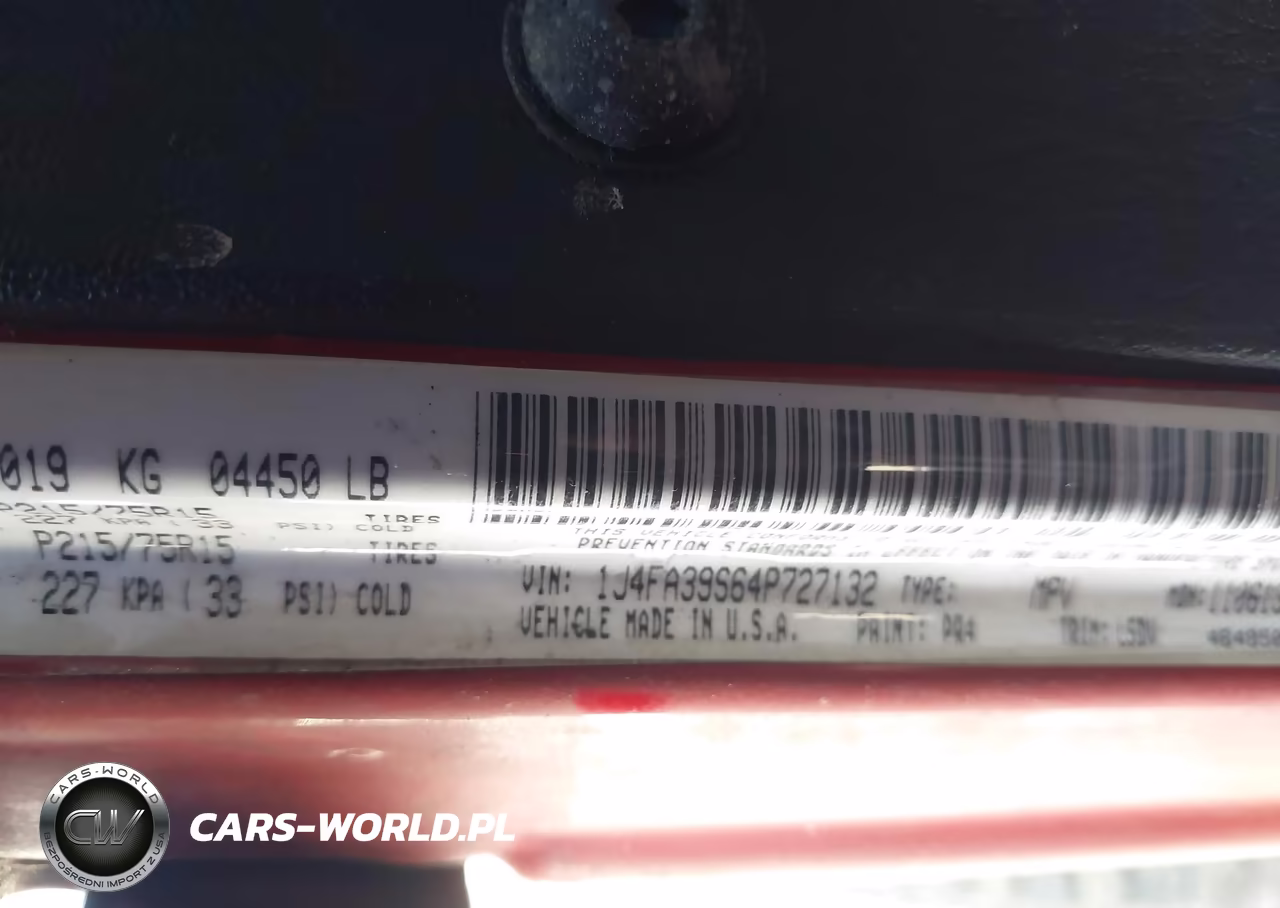 2004 Jeep Wrangler X VIN:1J4FA39S64P727132 - 9