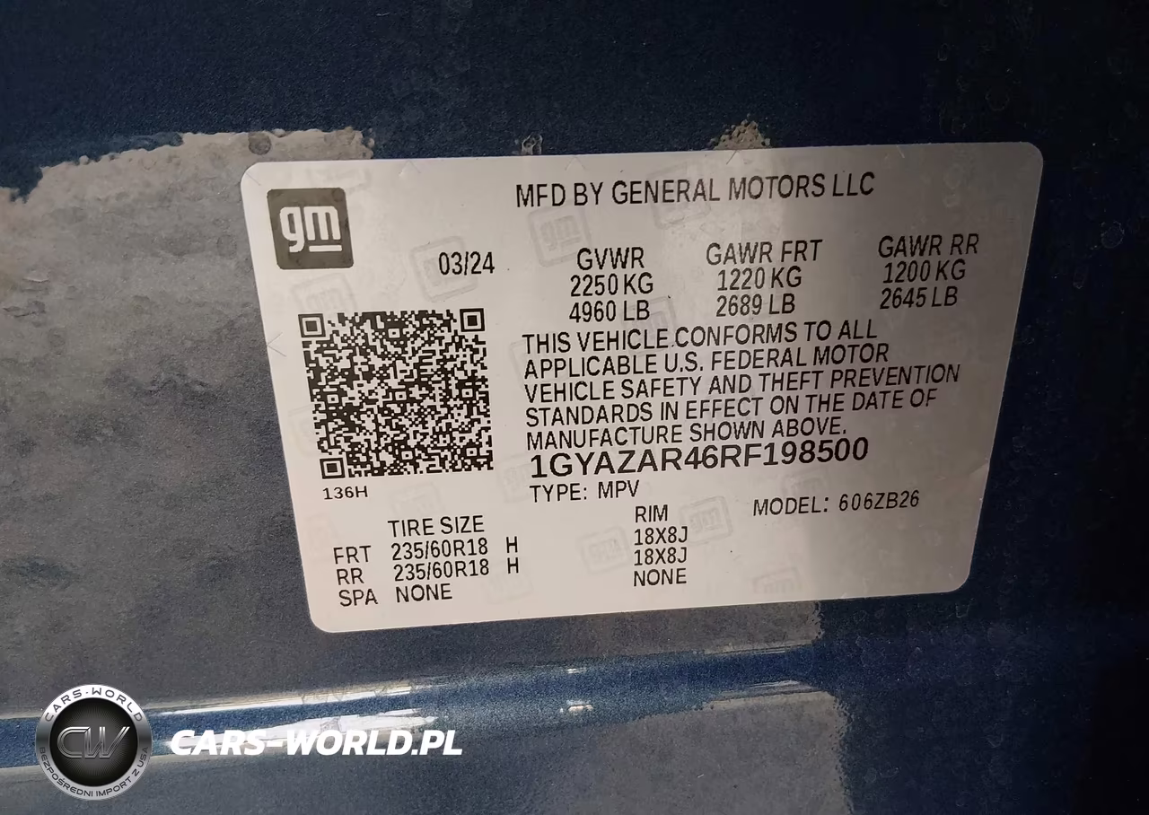2024 Cadillac Xt4 Fwd Luxury VIN:1GYAZAR46RF198500 - 9