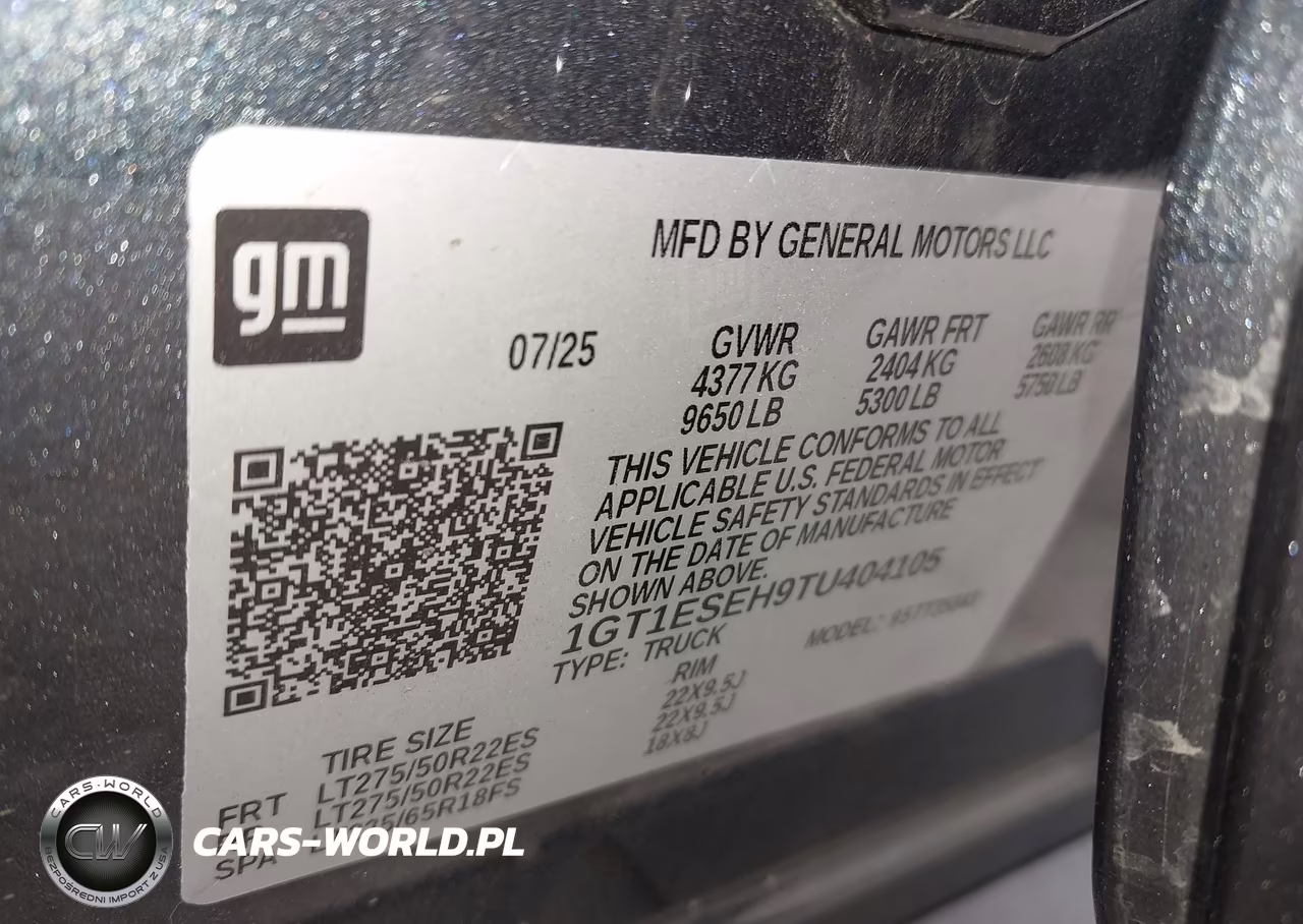 2026 GMC Sierra Ev Standard Range Elevation VIN:1GT1ESEH9TU404105 - 9