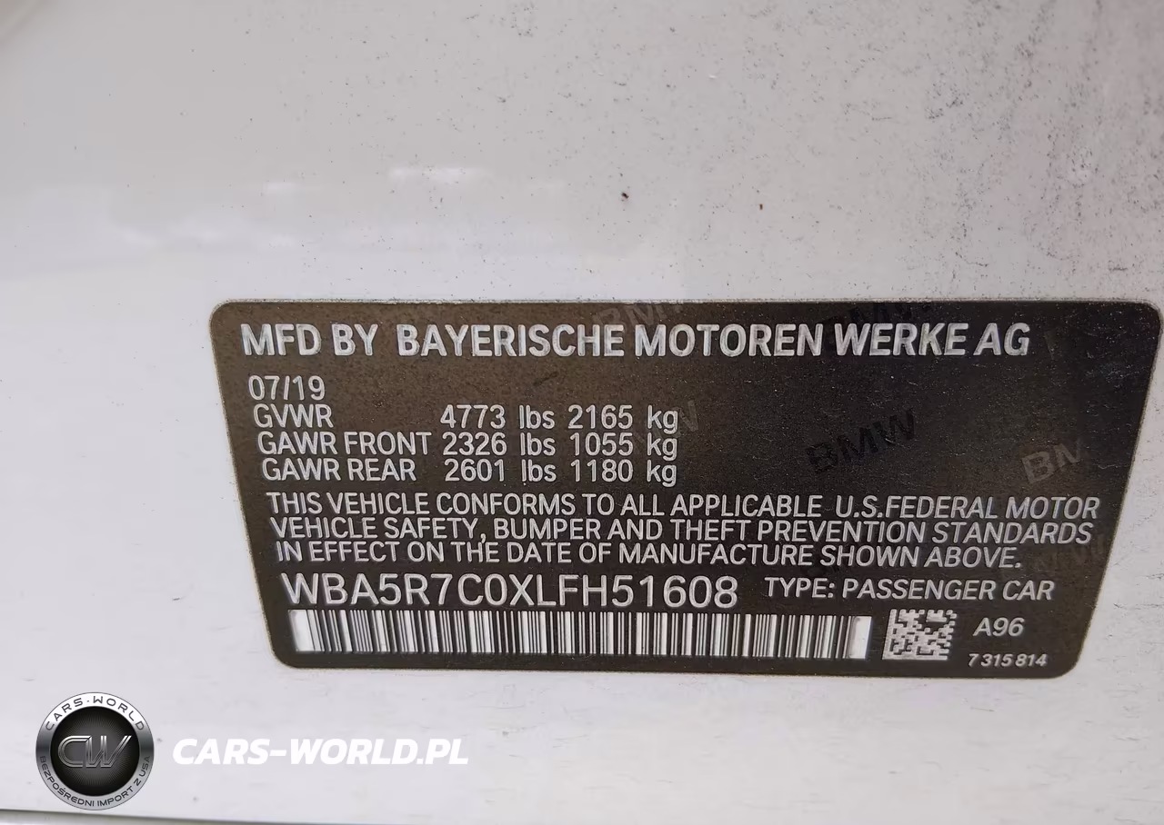 2020 BMW 330I xDrive VIN:WBA5R7C0XLFH51608 - 9
