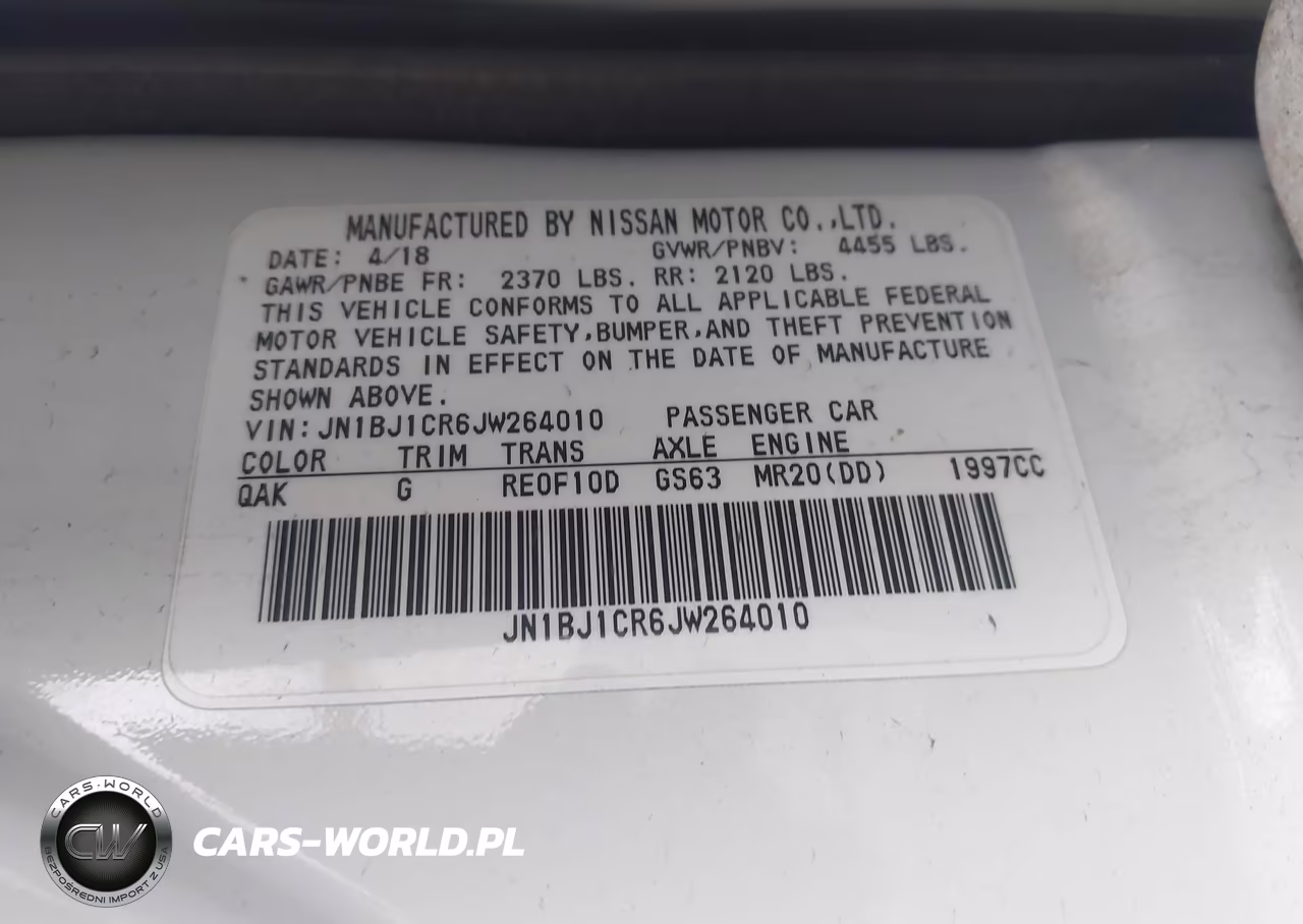 2018 Nissan Rogue Sport S VIN:JN1BJ1CR6JW264010 - 9