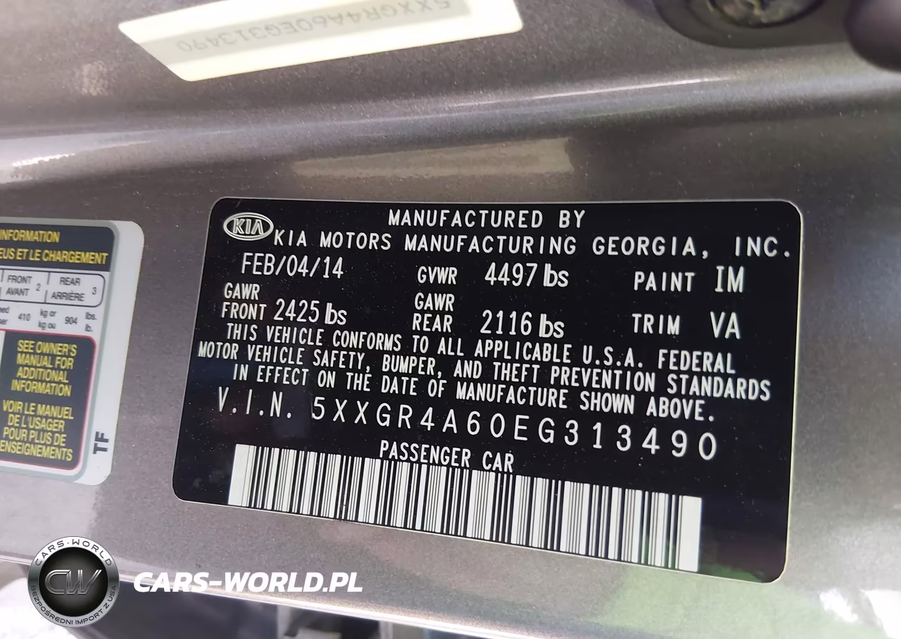 2014 Kia Optima Sx Turbo VIN:5XXGR4A60EG313490 - 9