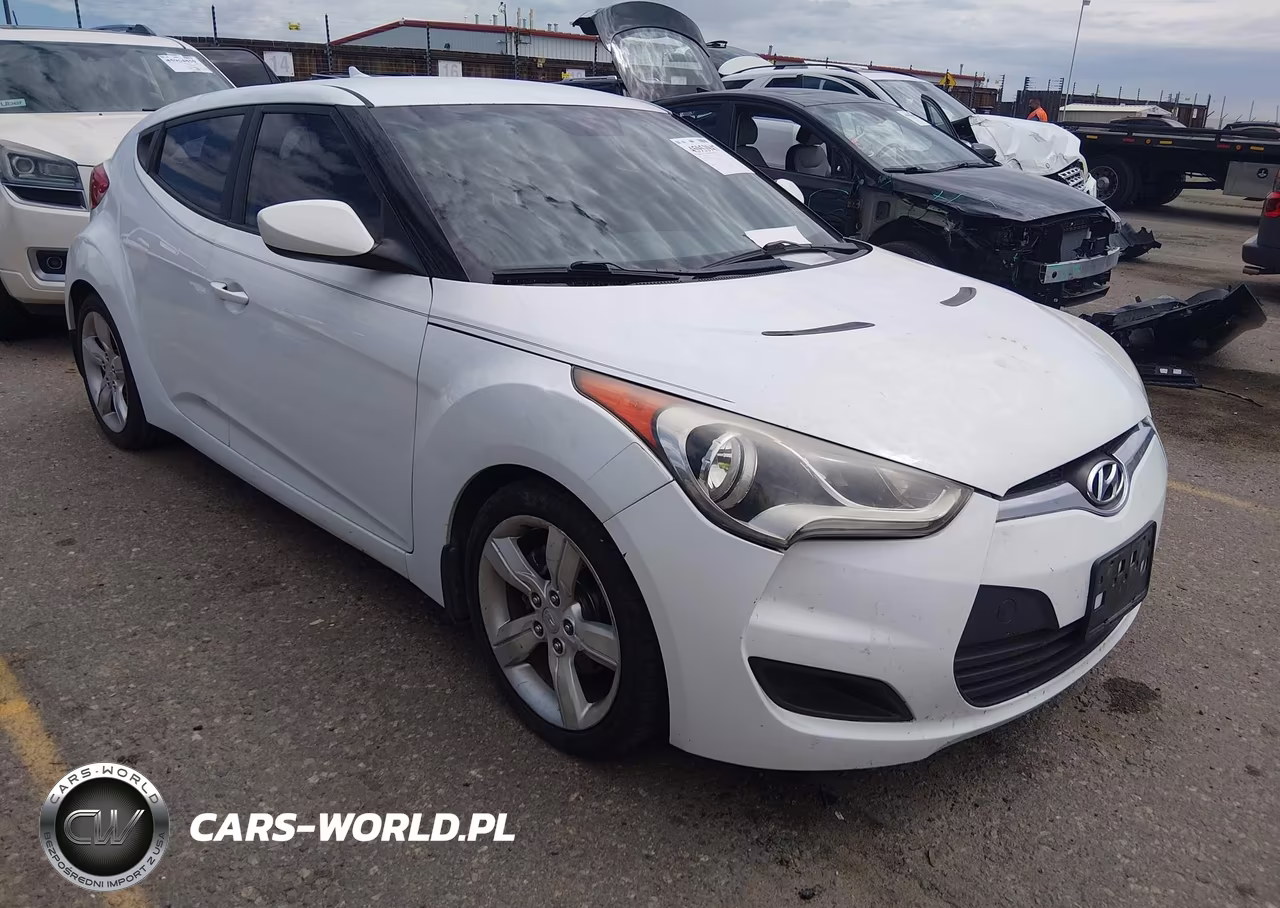 2012 Hyundai Veloster Base W-Gray VIN:KMHTC6AD4CU064172 - 1
