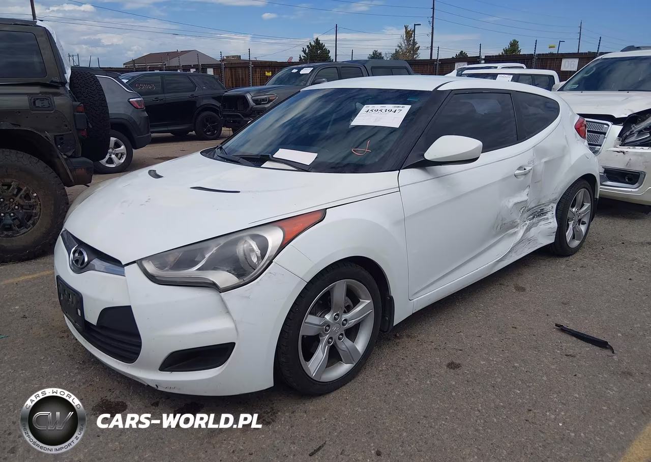2012 Hyundai Veloster Base W-Gray VIN:KMHTC6AD4CU064172 - 2