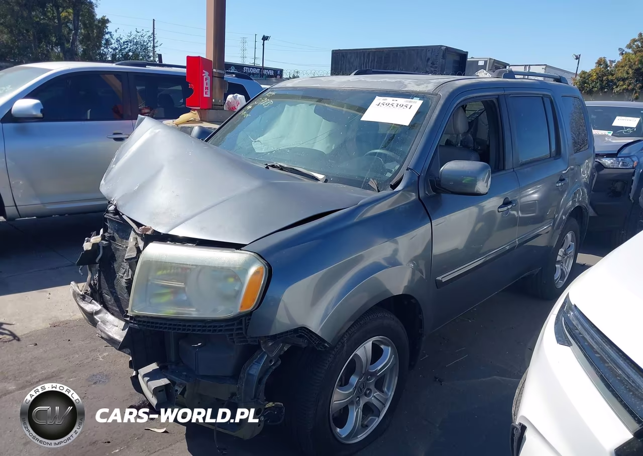 2013 Honda Pilot Ex-L VIN:5FNYF3H53DB016994 - 2