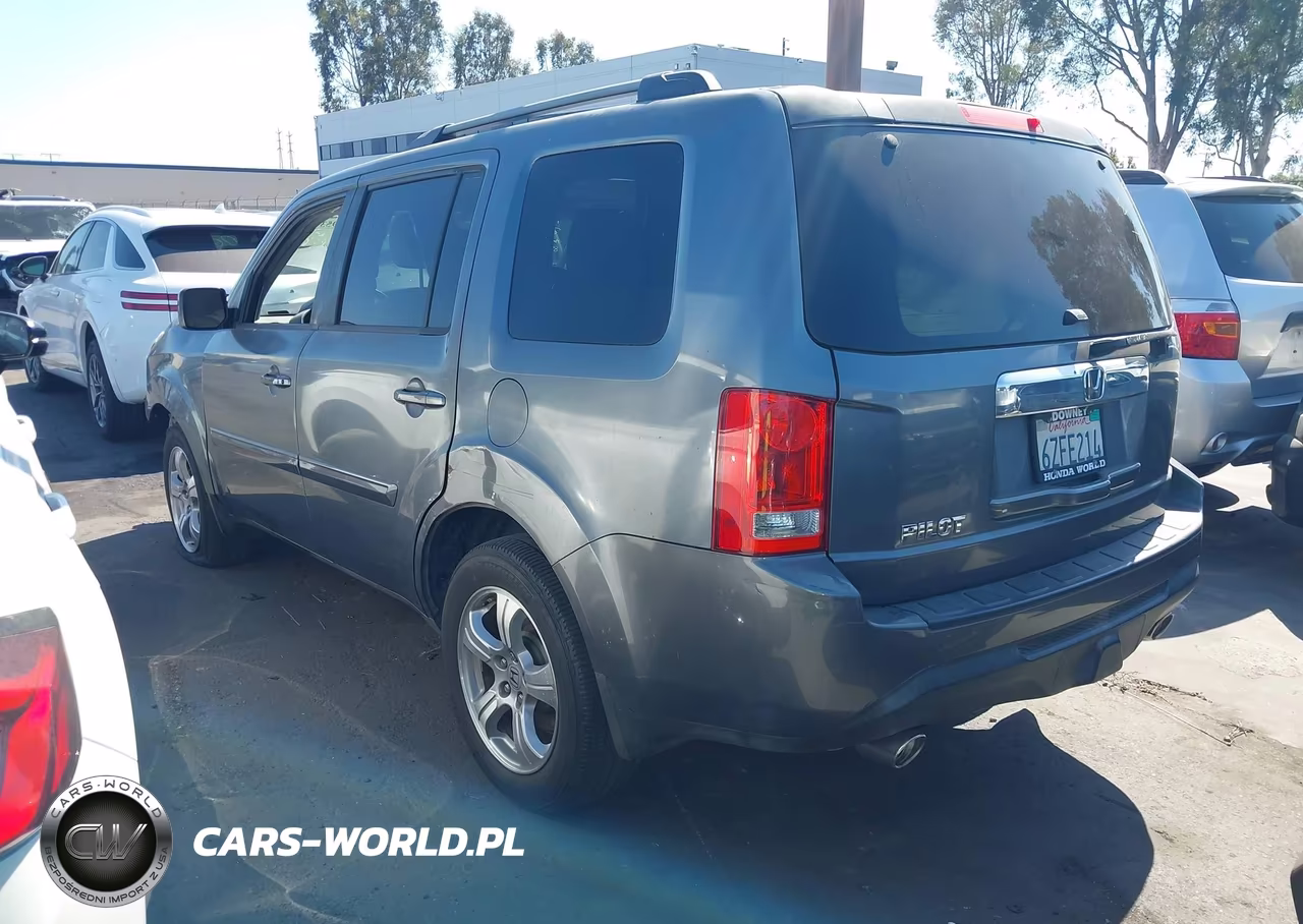 2013 Honda Pilot Ex-L VIN:5FNYF3H53DB016994 - 3