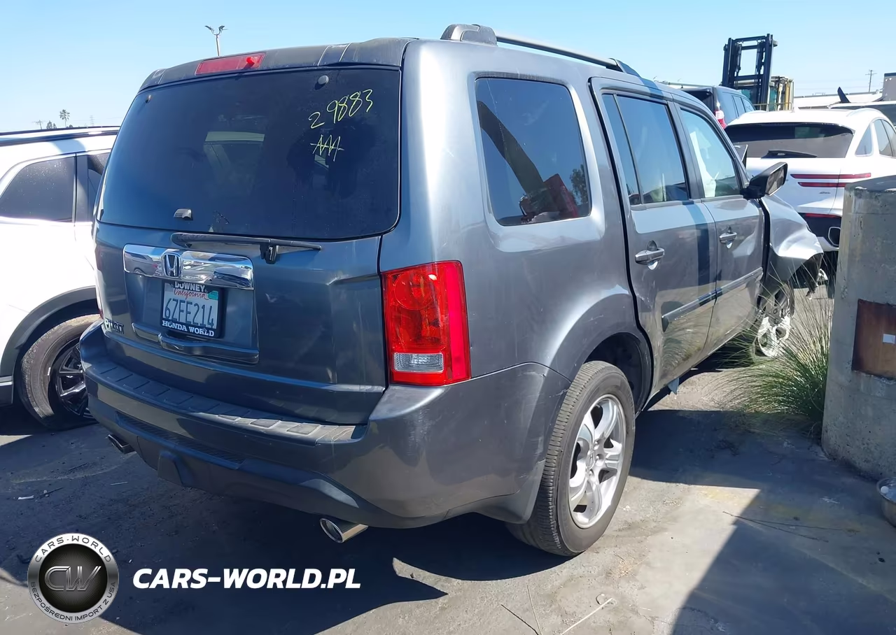 2013 Honda Pilot Ex-L VIN:5FNYF3H53DB016994 - 4