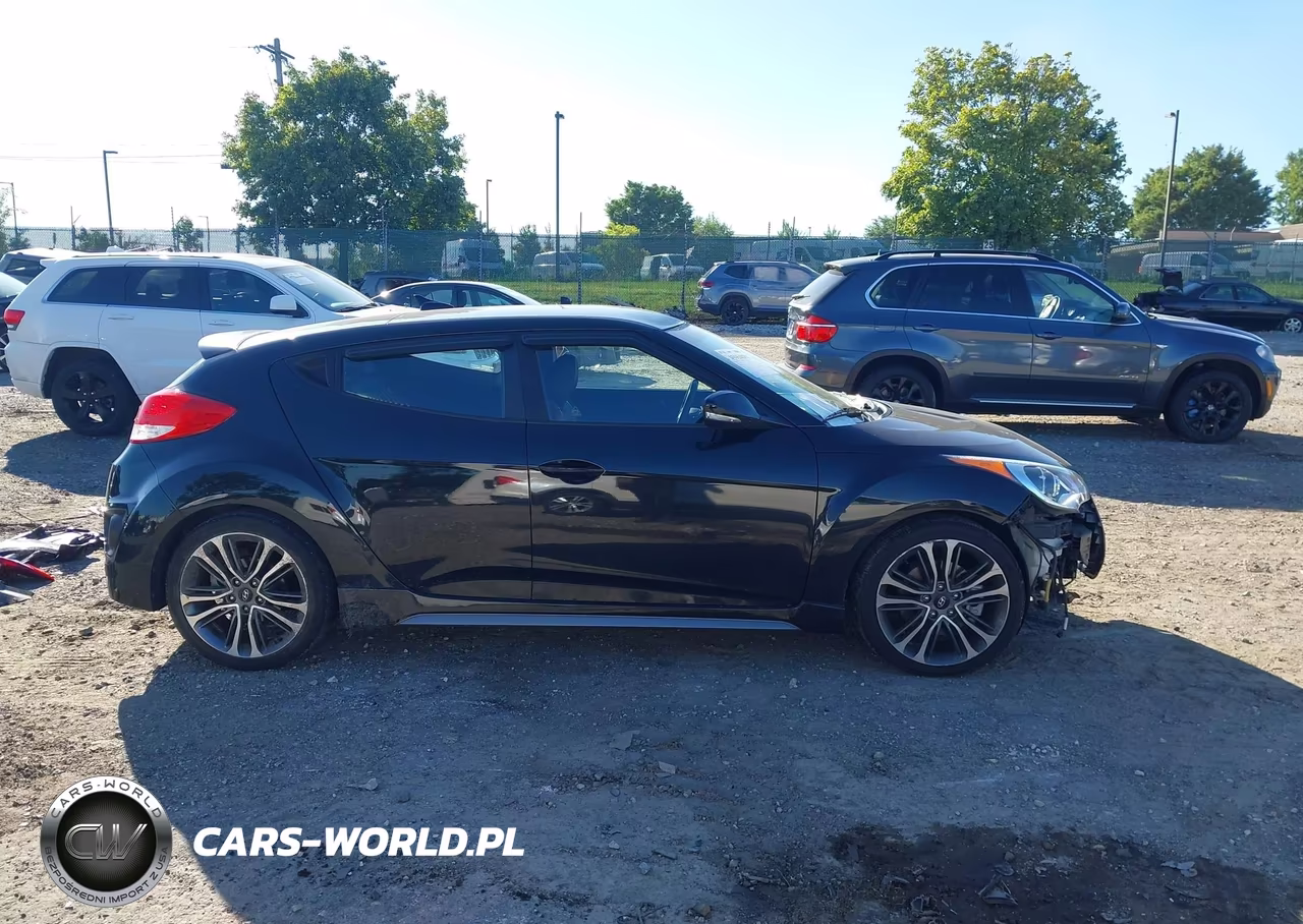 2017 Hyundai Veloster Turbo VIN:KMHTC6AEXHU313915 - 14