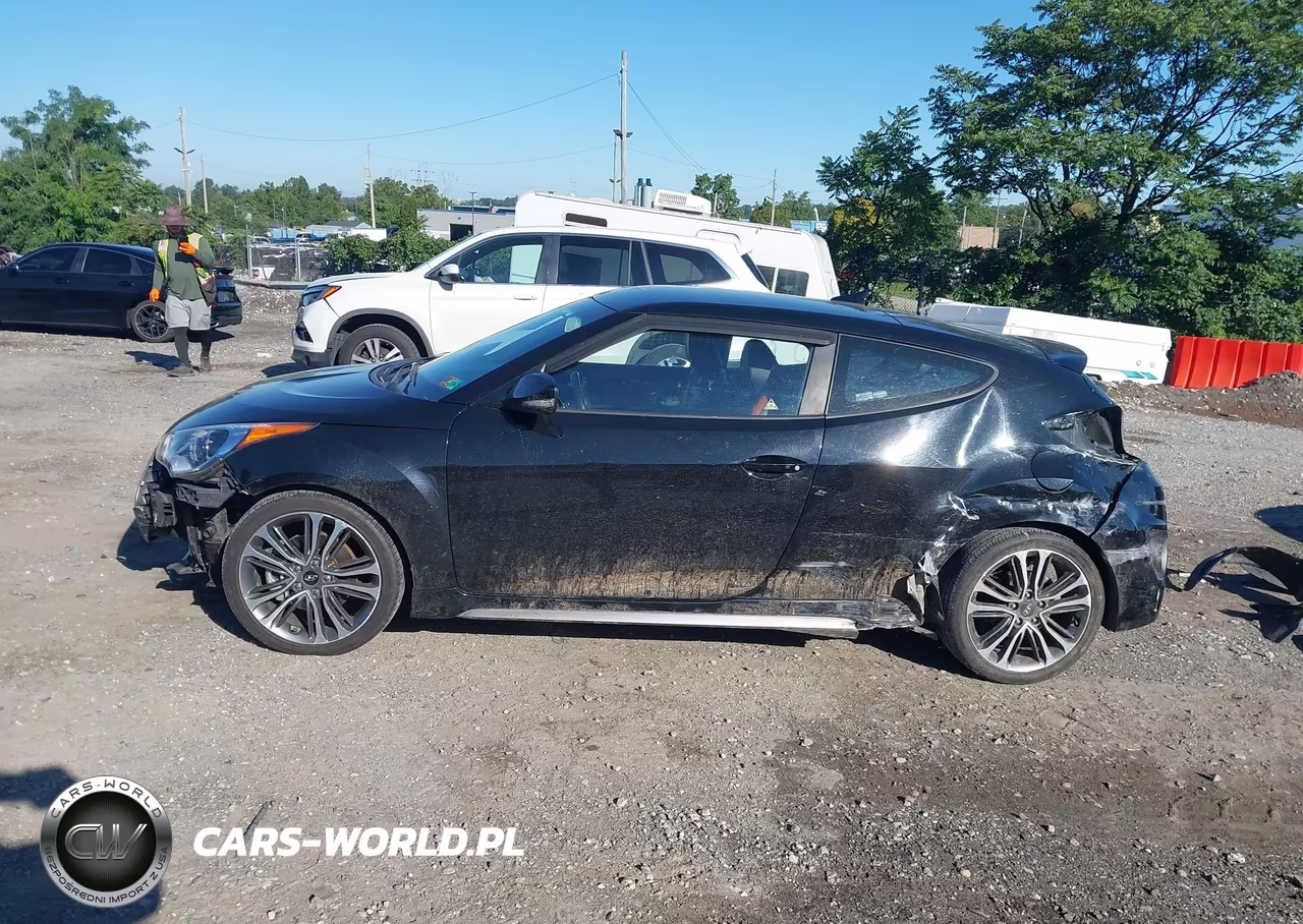 2017 Hyundai Veloster Turbo VIN:KMHTC6AEXHU313915 - 15